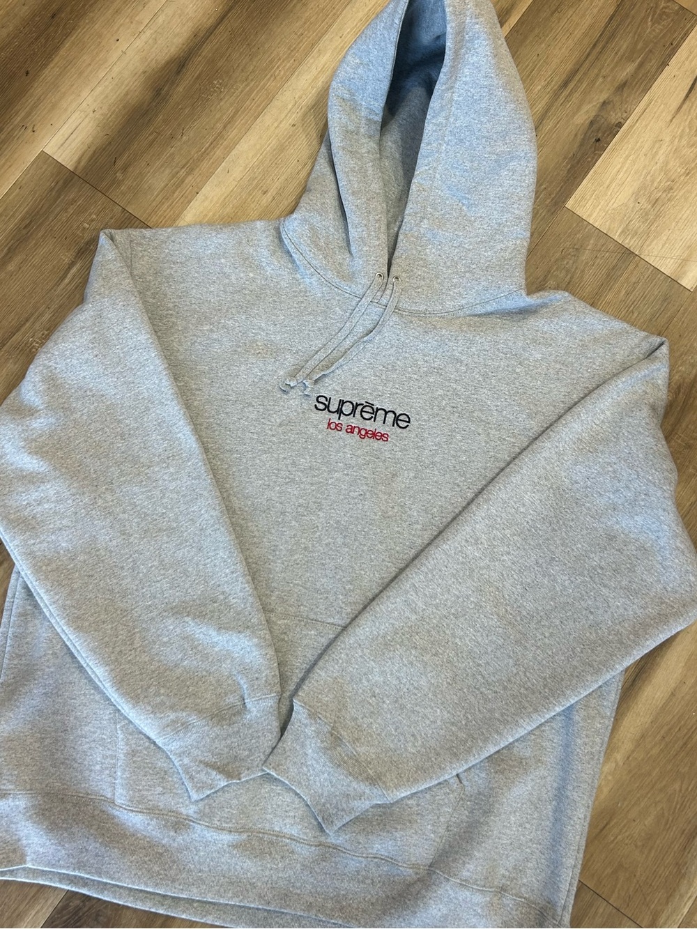 Supreme Classic Logo Los Angeles Hooded Sweatshirt